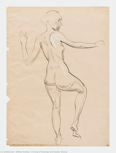 A Group Of Drawings And Studies: Woman — William Sommer