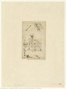 Atlantic Codex (codex Atlanticus), F. 812 Recto. — Leonardo Da Vinci, Renaissance Engineering