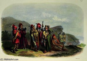Saukie And Fox Indians — Karl Bodmer