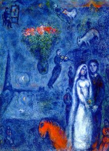 Artista Y Su Bride — Marc Chagall