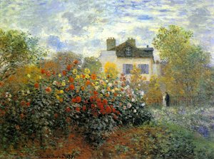 The Garden Of Monet At Argenteuil — Claude Monet, Impressionism