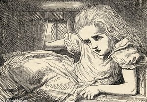 Alice Grows Too Tall For The Room — Sir John Tenniel