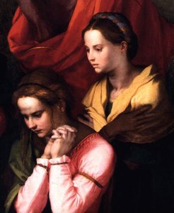 Pietà With Saints (detail) — Andrea Del Sarto