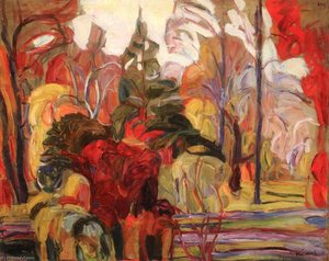 Fall Scene — Abraham A Manievich