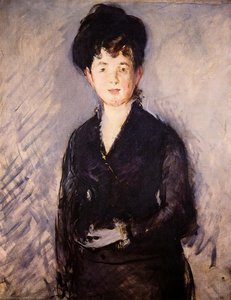 Woman With A Gold Pin — Édouard Manet, Impressionism