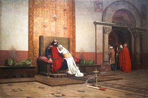 The Excommunication Of Robert The Pious — Jean-paul Laurens
