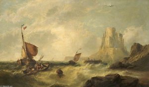 Seascape - — John Wilson Carmichael