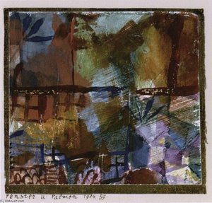 Windows And Palm Trees — Paul Klee, Early Expressionism