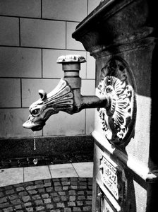 The Dragon Sparks The Water (central Station In Zagreb) — Alfred Freddy Krupa