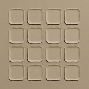 Serenidad monolítica en topo esculpido: Un estudio meditativo de relieve geométrico