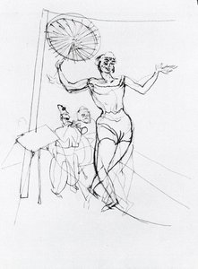 Trapeze Artist — George Grosz