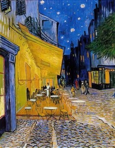La Terrasse du Café sur la Place du Forum (Café de Nuit)