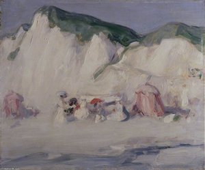 Berneval, The Cliff — John Duncan Fergusson