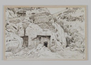 Tombs In The Valley Of Hinnom — Jacques Joseph Tissot