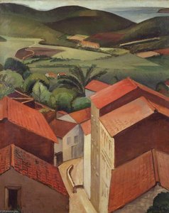 View In The Midi (pays Du Midi) — Jean Hyppolyte Marchand
