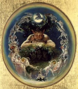 Faun And The Fairies — Daniel Maclise