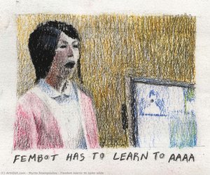 Fembot Learns To Open Wide — Myrto Stampoulou