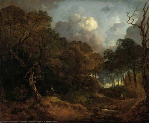 Ein Waldweg — Thomas Gainsborough, Barocklandschaft