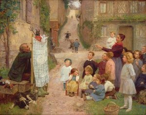 The Puppet Show — Victor Gabriel Gilbert