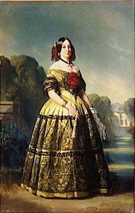 Dona Marie Louise Ferdinande De Bourbon, Duchesse De Montpensier (1832 1897) — Franz Xavier Winterhalter