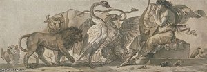 Orpheus Charming The Animals — Giuseppe Cades