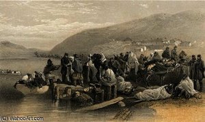 Embarkation Of The Sick At Balaklava — William Simpson