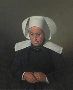 Portrait Of Marie-anne Herlédan — Hermanus Franciscus Carolus Van Den Anker