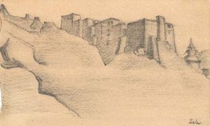 Leh. Sketch 1 — Nicholas Roerich