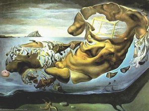 Rhinocerótica Disintegración De Illissus De Fídias, 1954 — Salvador Dalí, Surrealism