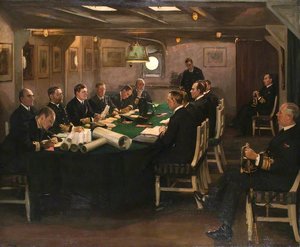 The End (also known as Admiral Beatty Reading the Terms of the Surrender of the German Navy)