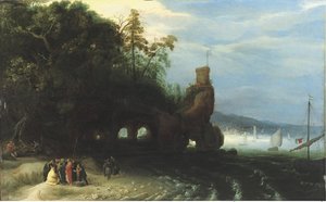 Christ preaching at the Sea of Galilee
