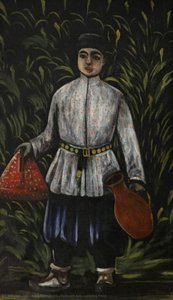 Peasant Boy Carrying Food — Niko Pirosmani, Primitivism
