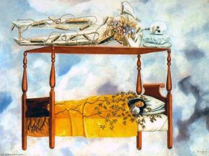 El Sueño (la Cama) — Frida Kahlo