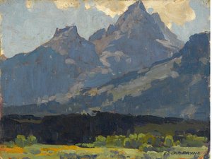 A View From The Valley Floor Towards The Sierras