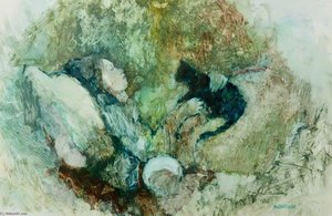 The Girl And The Cat — Anne Anderson