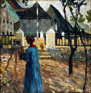 Gabriele Münter painting in Kallmunz