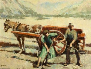 Seaweed Gathering (county Donegal) — William Conor