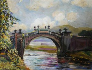 Castle Bridge, Scotland — Francis Ferdinand Maurice Cook