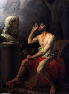 Phidias Chiselling The Bust Of Zeus — József Dorffmeister
