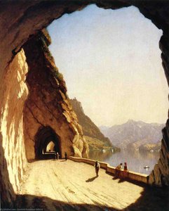 The Galleries Of The Stelvio - Lake Como — Sanford Robinson Gifford