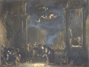 Scene De Sorcellerie — Leonaert Bramer