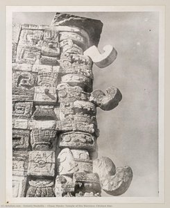 [chaac Masks, Temple Of The Warriors, Chichen Itza] — Octavio Medellín