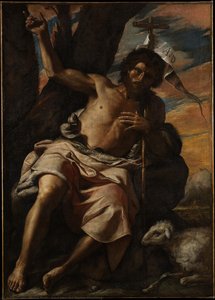 Saint John The Baptist Preaching — Mattia Preti