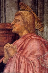 Trinity (detail) — Masaccio, Early Renaissance