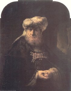 Man In Oriental Costume — Rembrandt Van Rijn, Baroque Realism