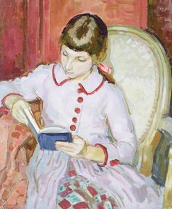 Girl Reading — ヘンリー・ラム