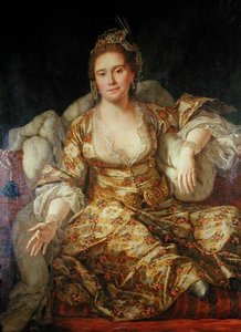 Annette, Comtesse De Vergennes In Oriental Costume