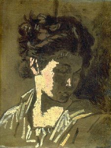 Jeune Fille Aux Yeux Baissés — Thomas Couture