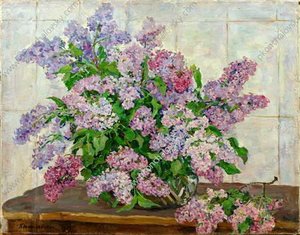Still Life. Lilac Against The Stove. — Pyotr Konchalovsky