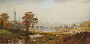 High Bridge, New York — Jasper Francis Cropsey, Hudson River School